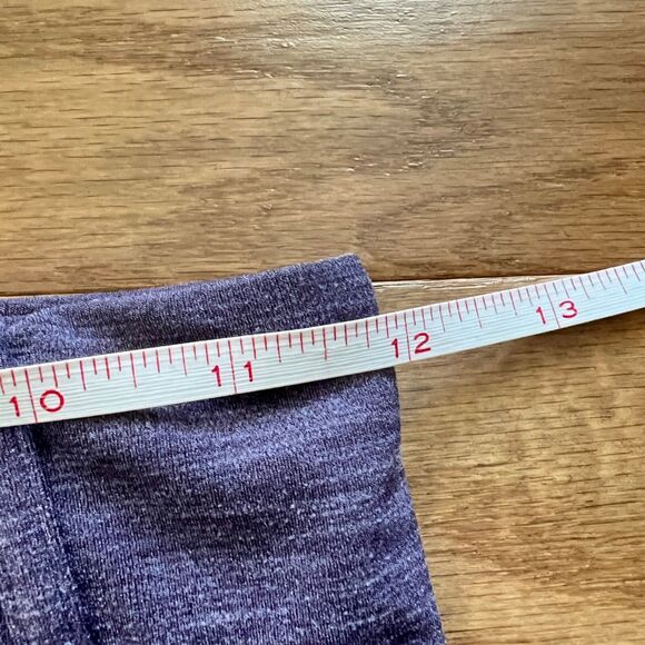 Athleta Elation Over The Heel Tight Women's Size XS Heather Purple Legging Long - Picture 7 of 10